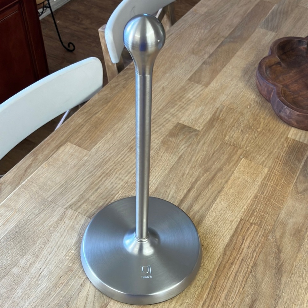 Stainless steel kitchen stand up roll towels paper